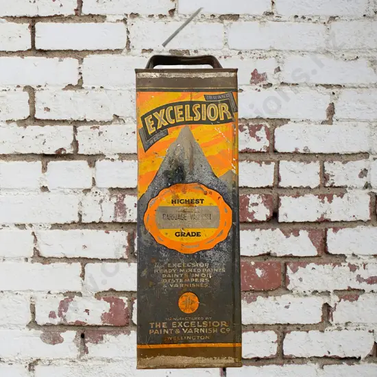 Excelsior Mt Egmont Paint Tin