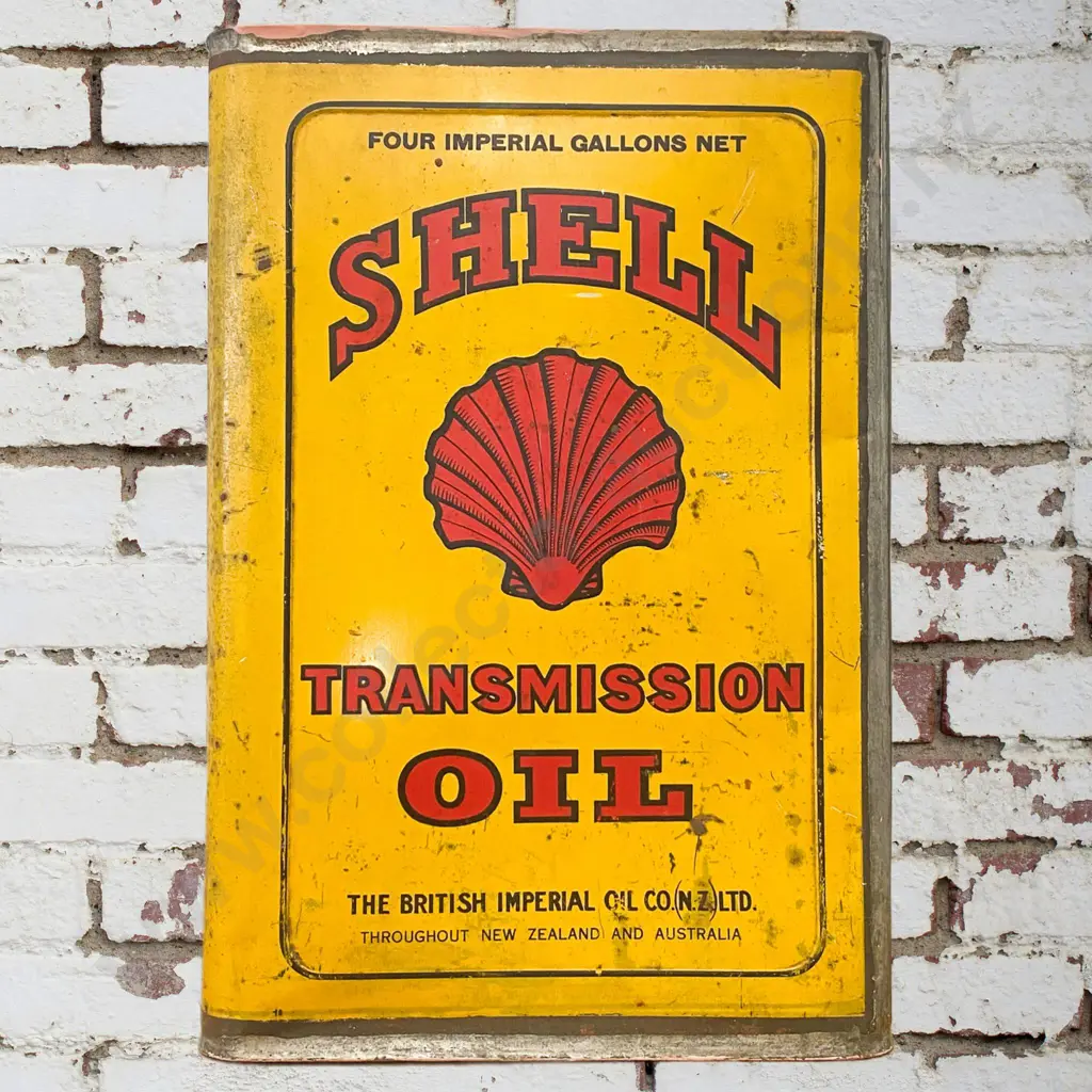 Shell Transmission Oil Tin Image 1++