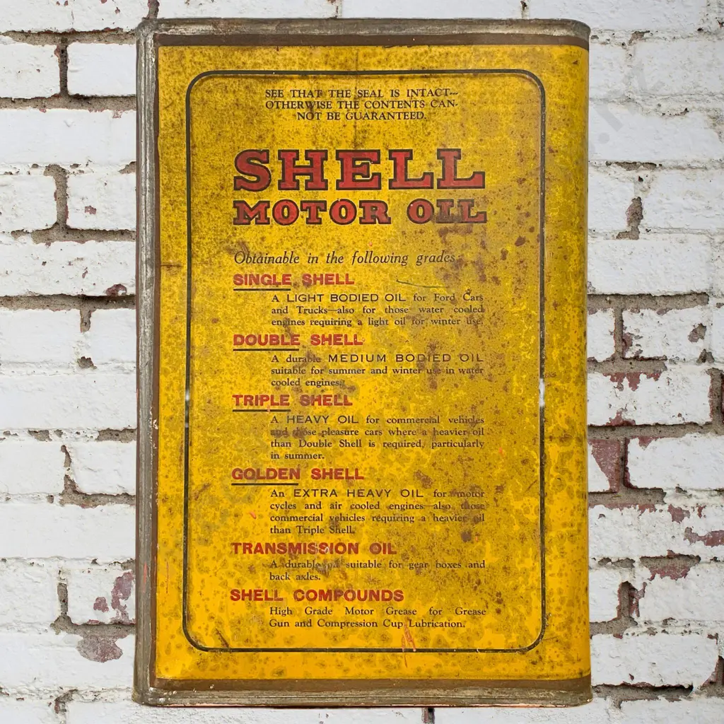 Shell Transmission Oil Tin Image 1++