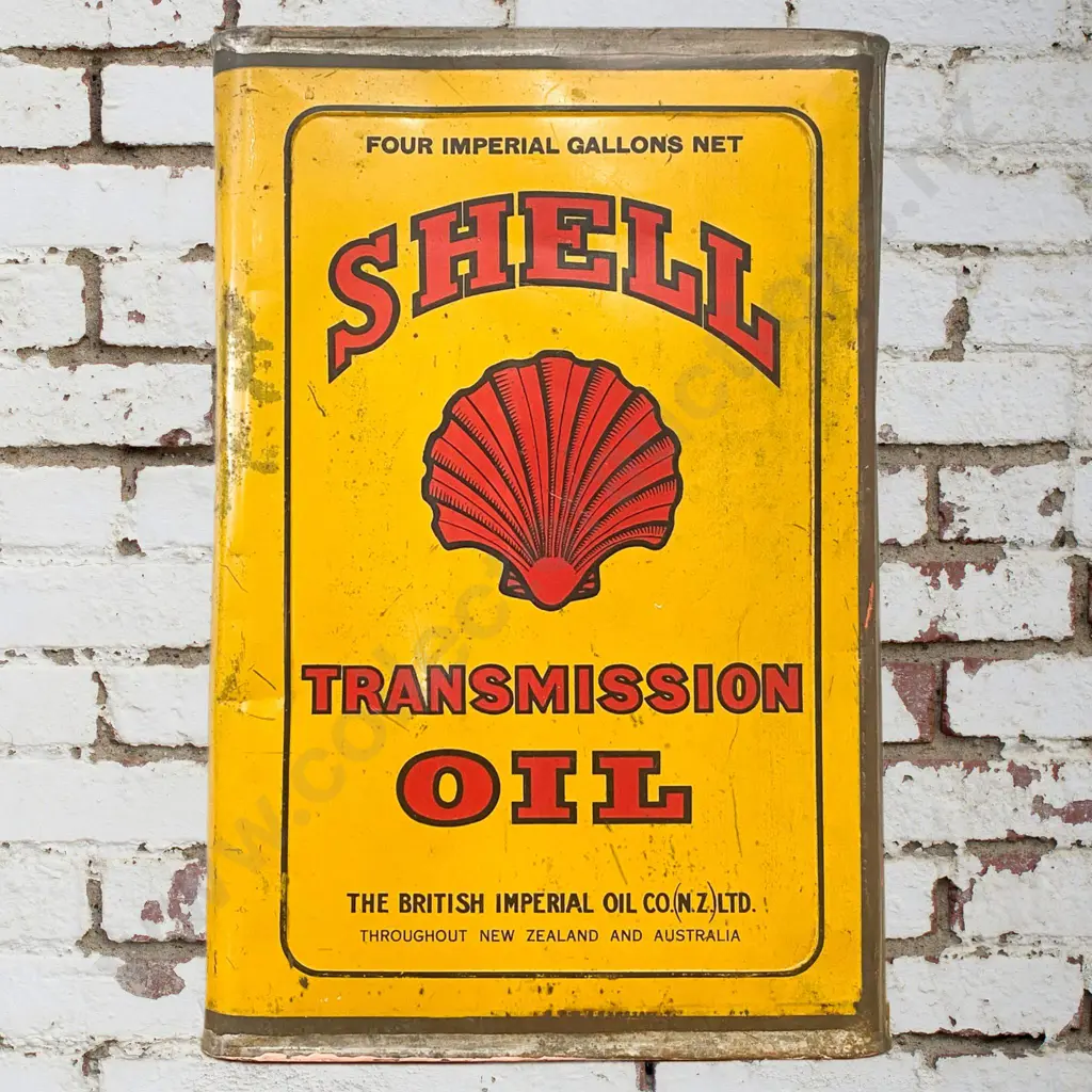 Shell Transmission Oil Tin Image 1++