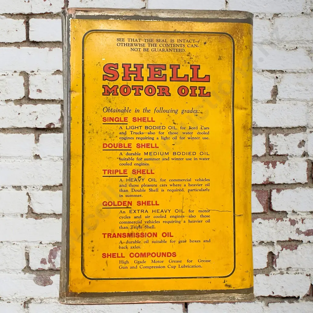 Shell Transmission Oil Tin Image 1++