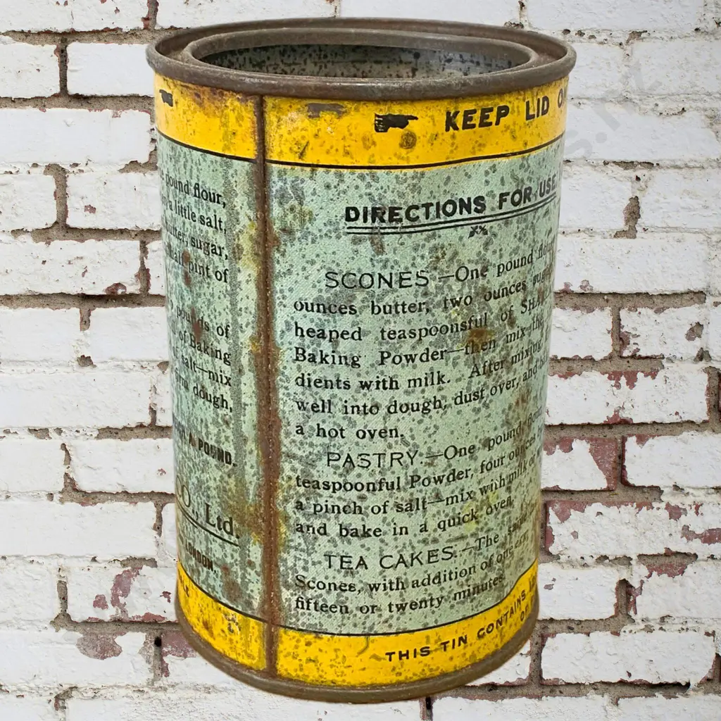 Sharland's Baking Powder Tin Image 1++
