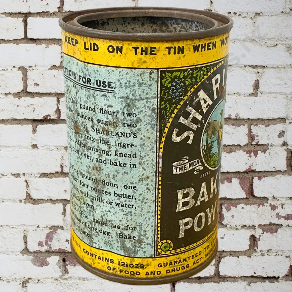 Sharland's Baking Powder Tin Image 1++