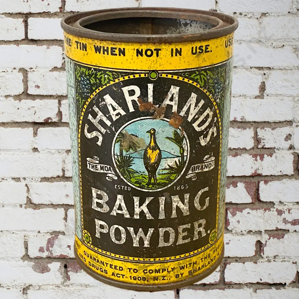Sharland's Baking Powder Tin Image 1++