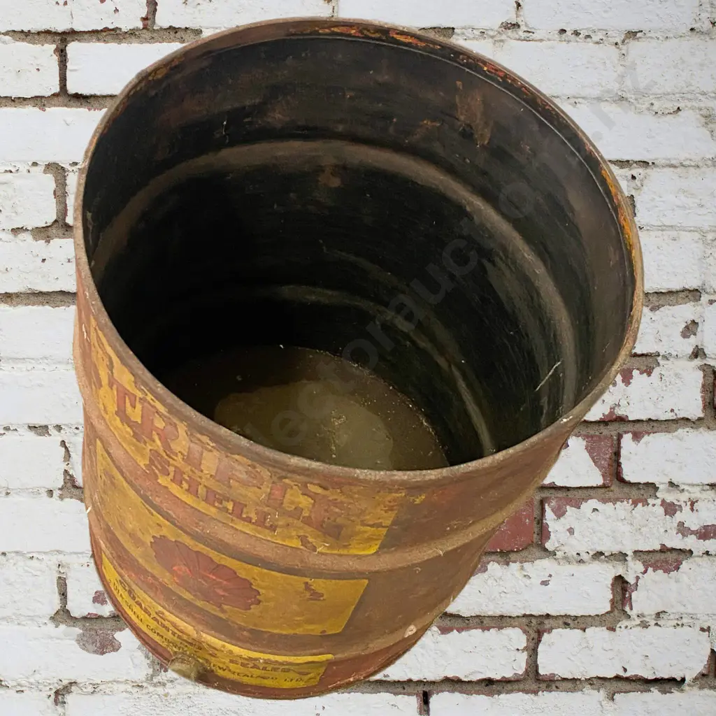 Early Triple Shell Oil Drum Image 1++