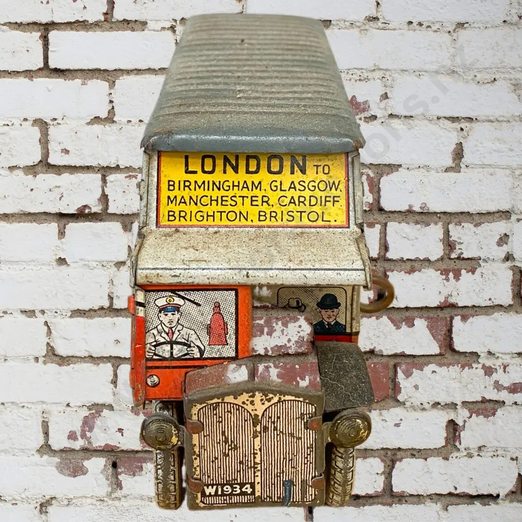 Tin Plate Double Decker Bus Toy Image 1++