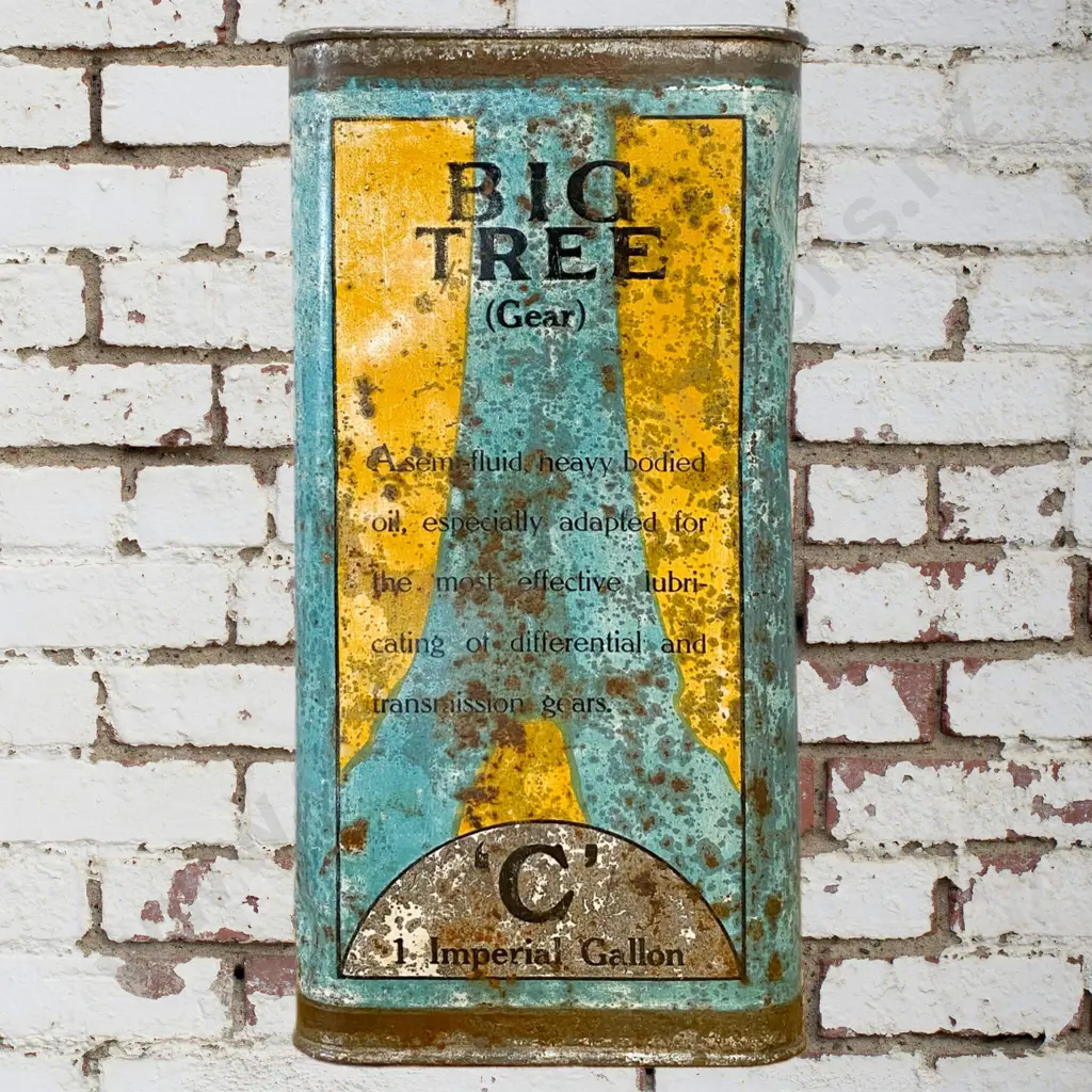 Big Tree Gear Oil Tin Image 1++