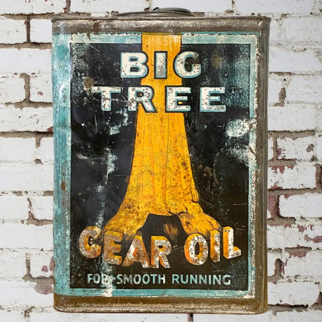 Big Tree Gear Oil Tin Image 1++