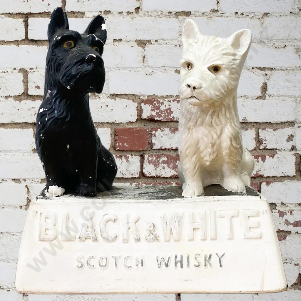 Black and White Whiskey Dogs Large Image 1++
