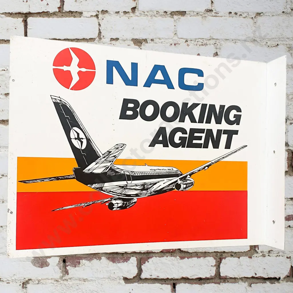 NAC Booking Agent Double Sided Sign Image 1++