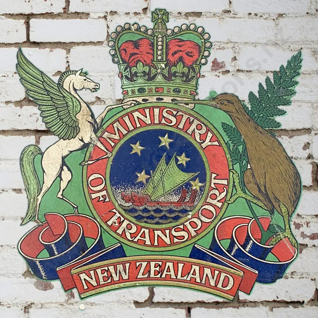 Ministry Of Transport Double Sided Wooden Sign Image 1++