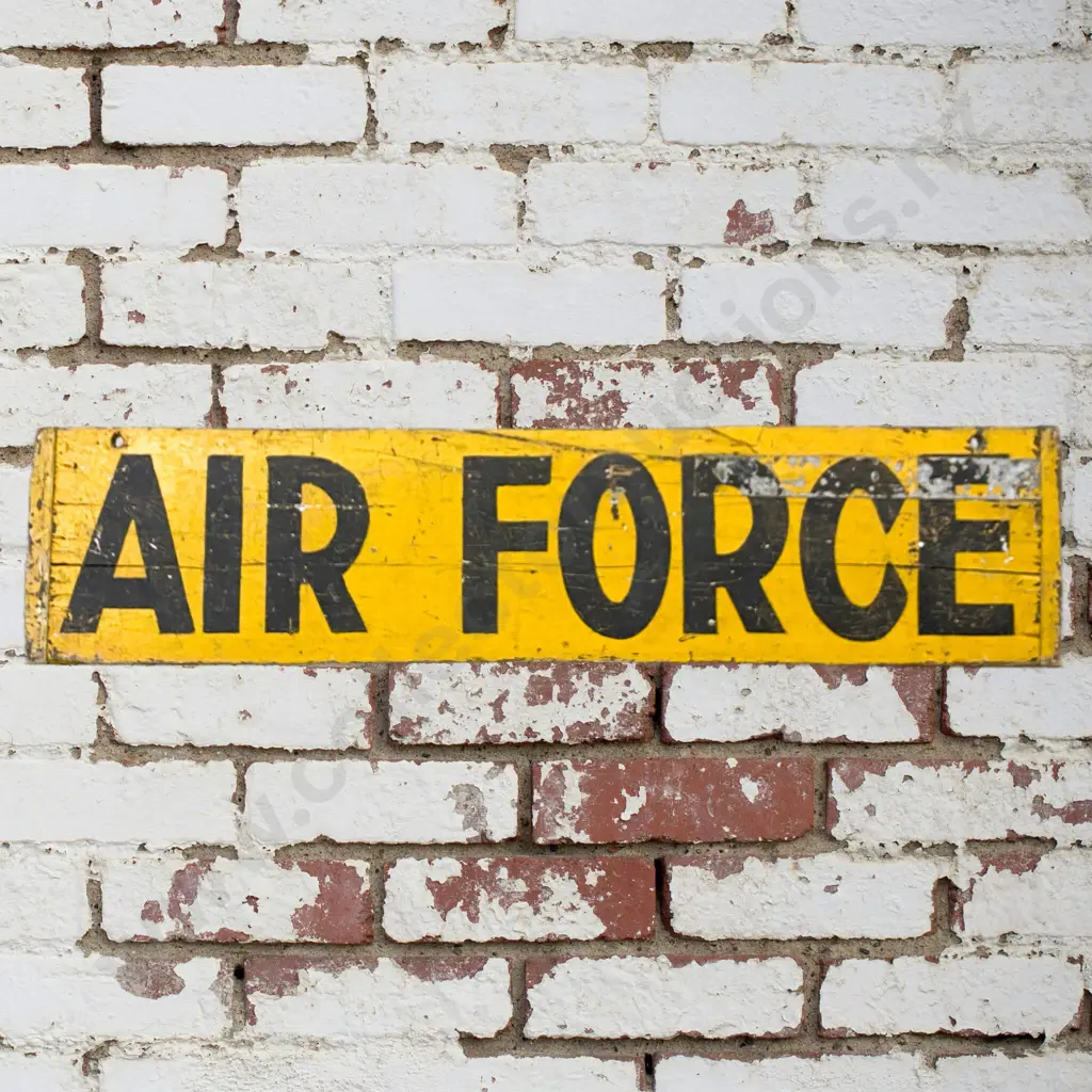 Air Force Wooden Sign Image 1++