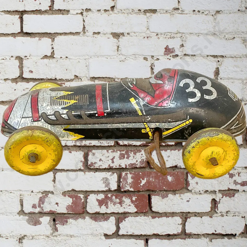 Lincoln Toys NZ Tin Plate Car Image 1++