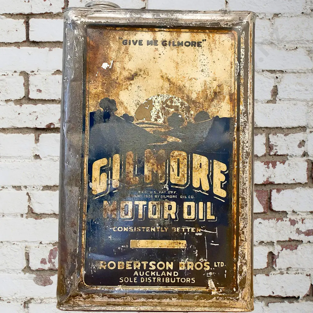 Gilmore Motor Oil Auckland Tin Image 1++