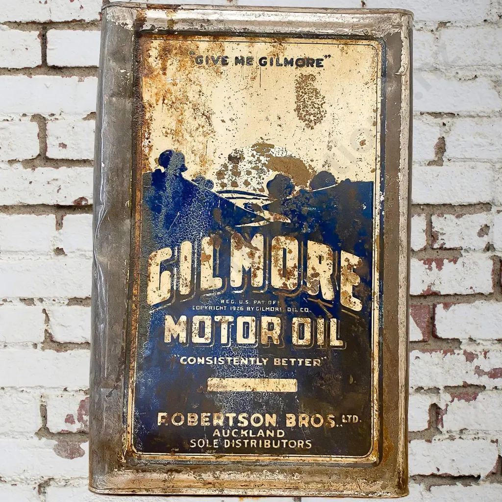 Gilmore Motor Oil Auckland Tin Image 1++
