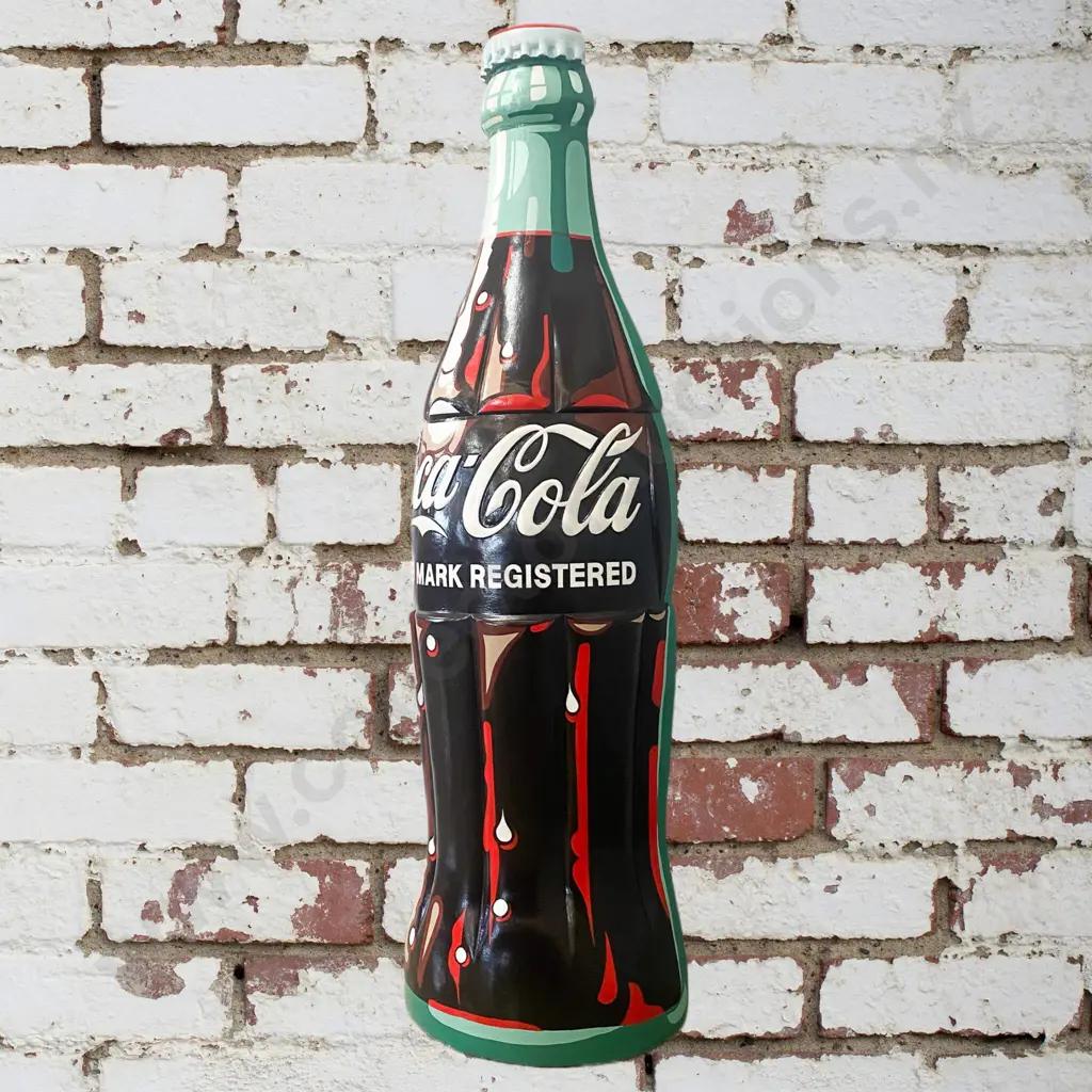 Large Plaster Coca Cola Bottle Image 1++
