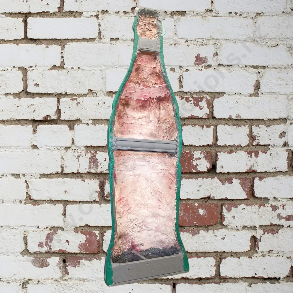 Large Plaster Coca Cola Bottle Image 1++