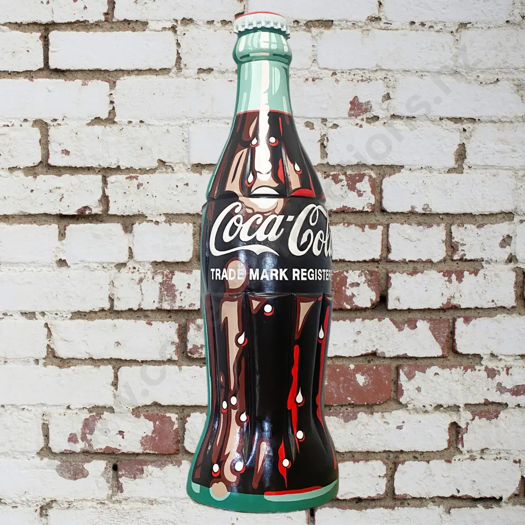 Large Plaster Coca Cola Bottle Image 1++