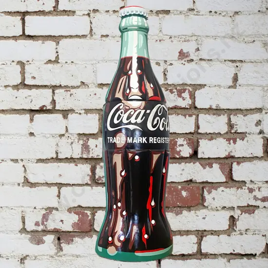 Large Plaster Coca Cola Bottle