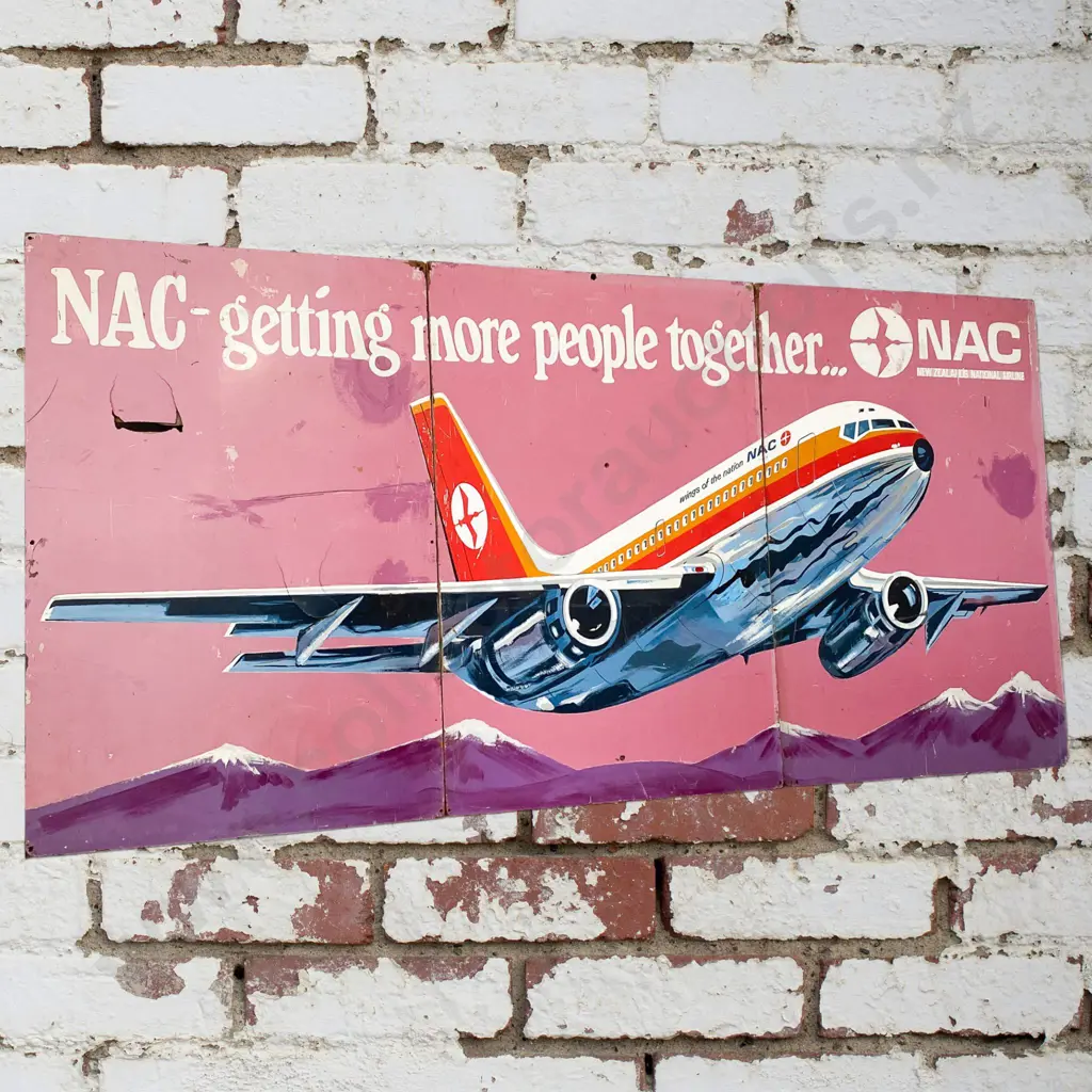 Large NAC Handpainted Sign Image 1++