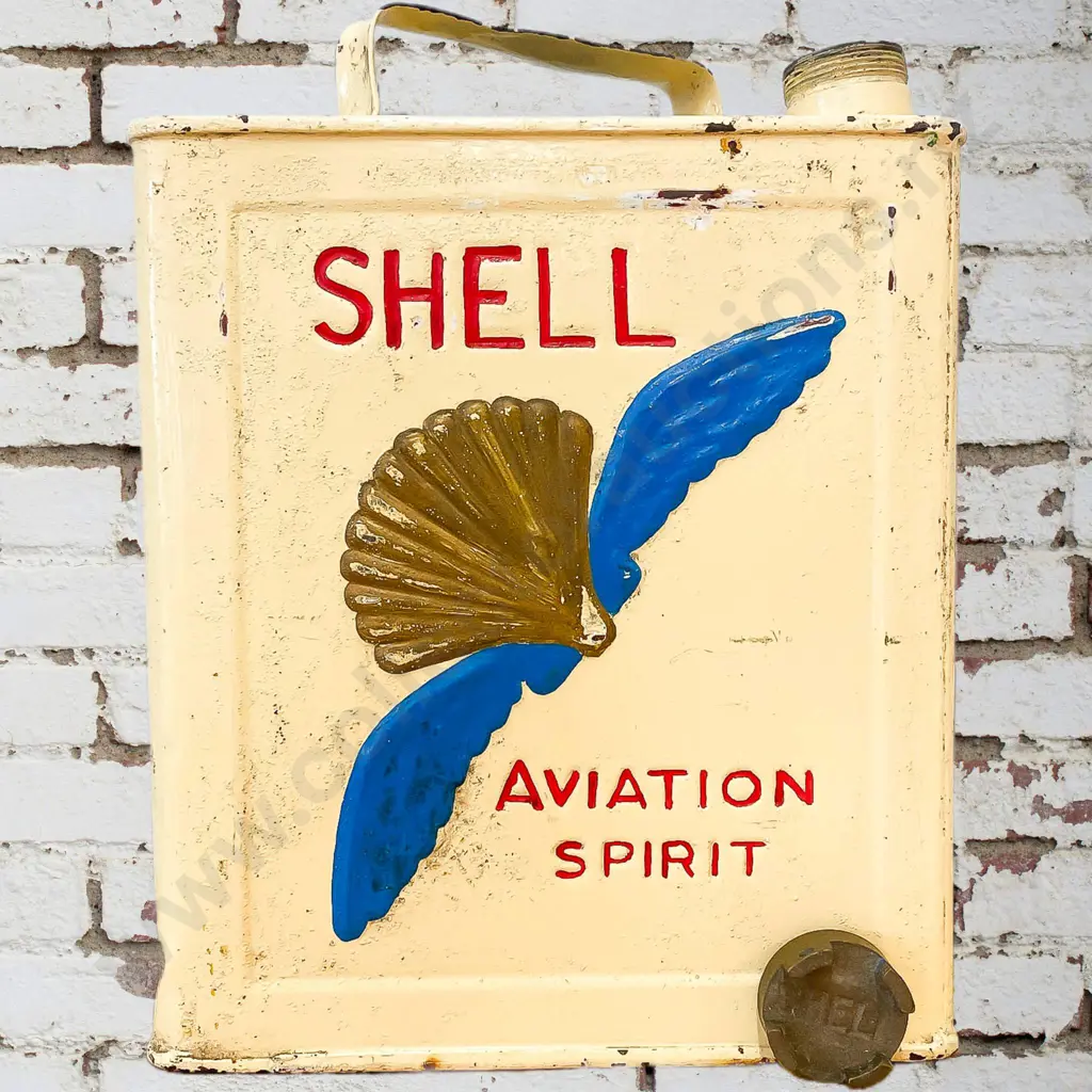 Aeroshell Runner Board Petrol Tin Image 1++
