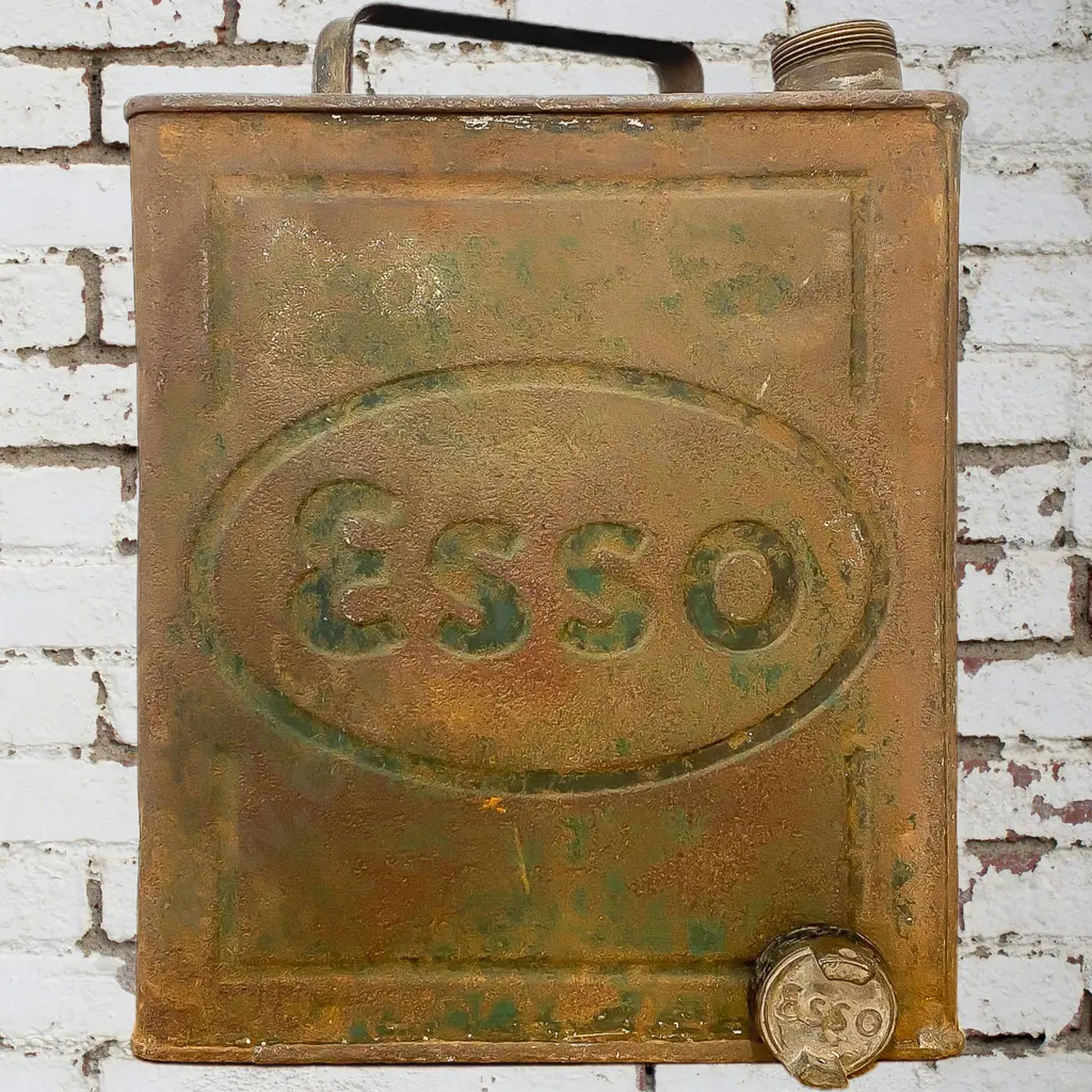 Esso Runner Board Petrol Tin Image 1++