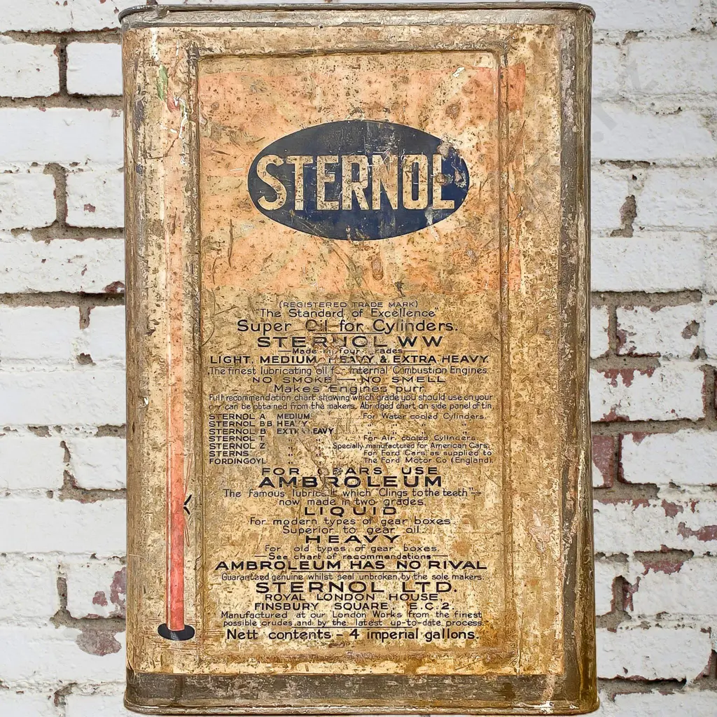A/F Sternol Oil Tin Image 1++