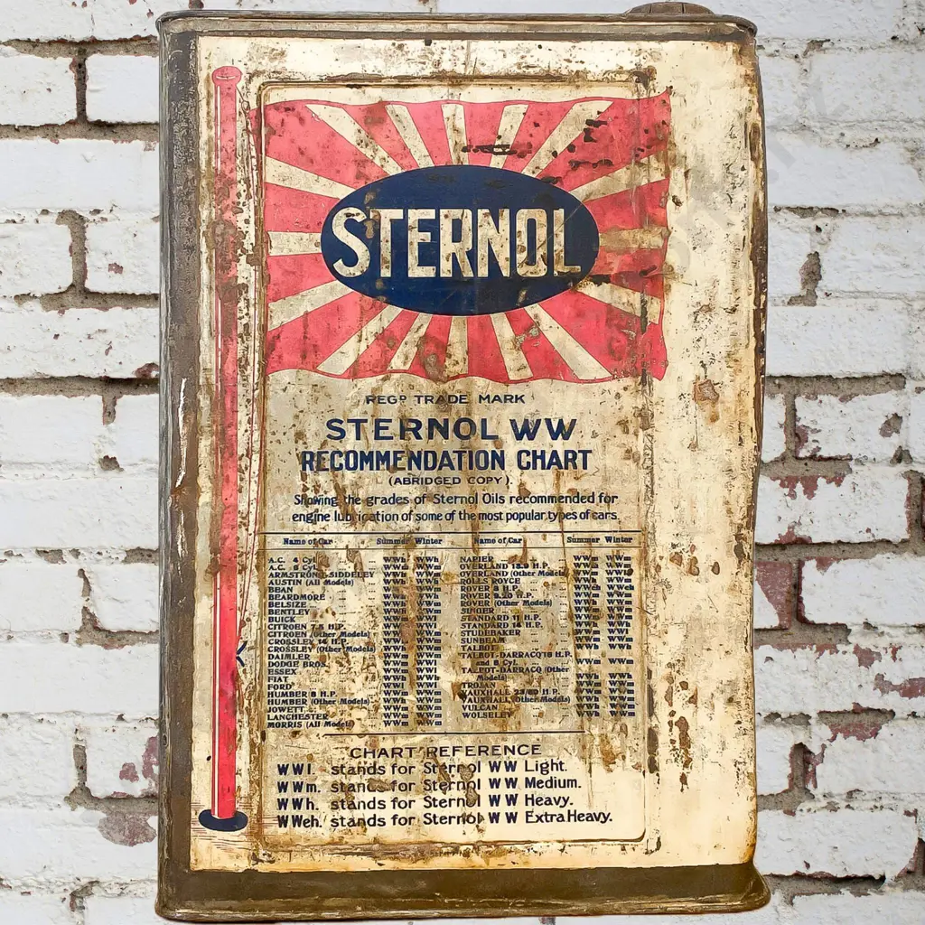 A/F Sternol Oil Tin Image 1++