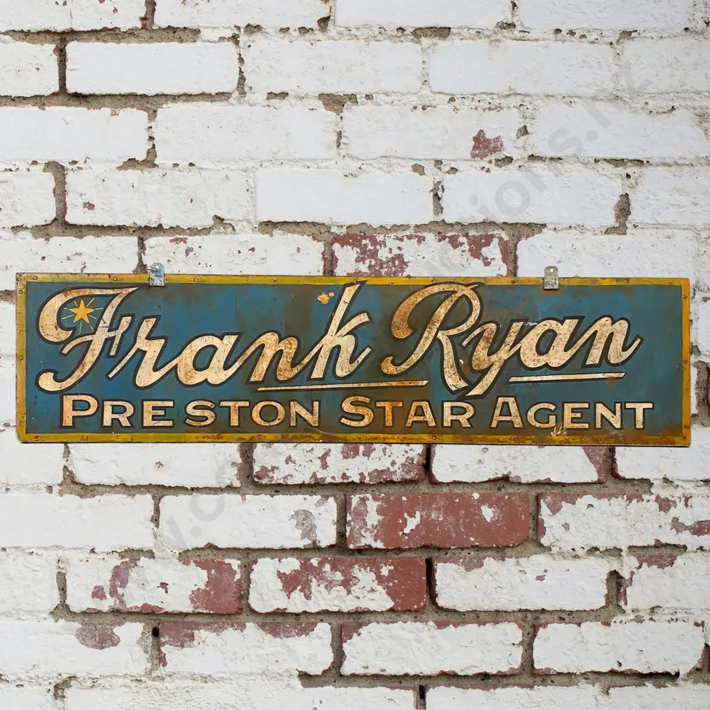 Early Reflective Preston Star Cycles Sign Image 1++