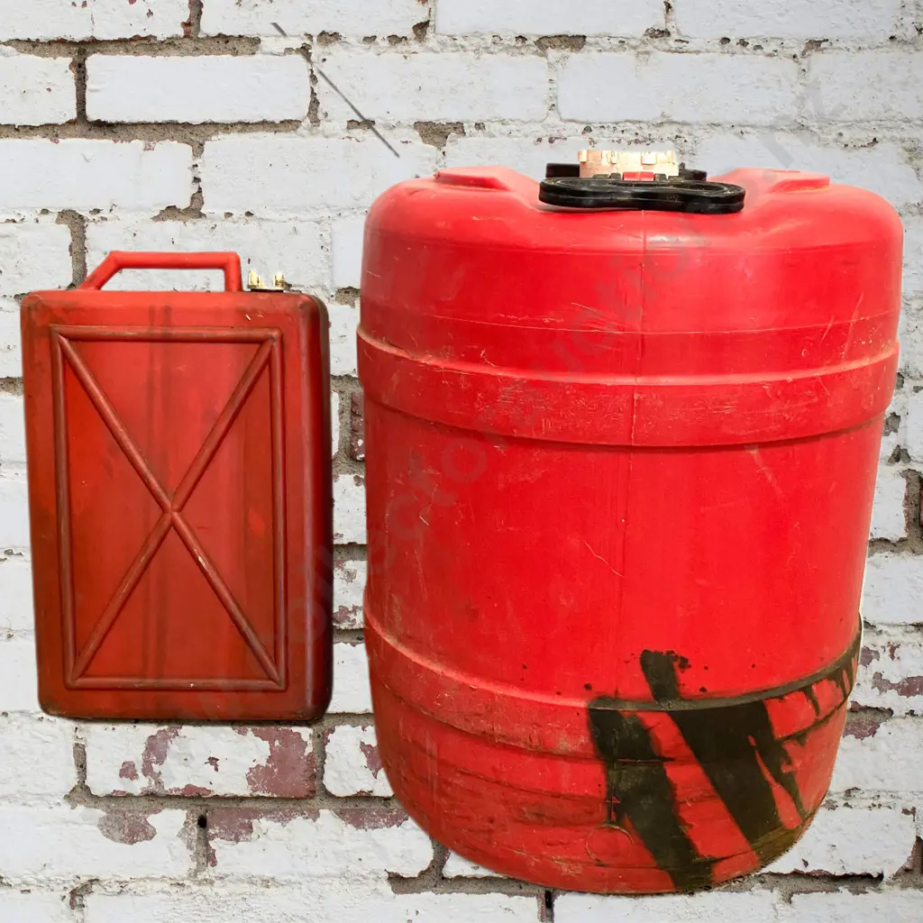2 X Plastic Oil Containers Image 1++