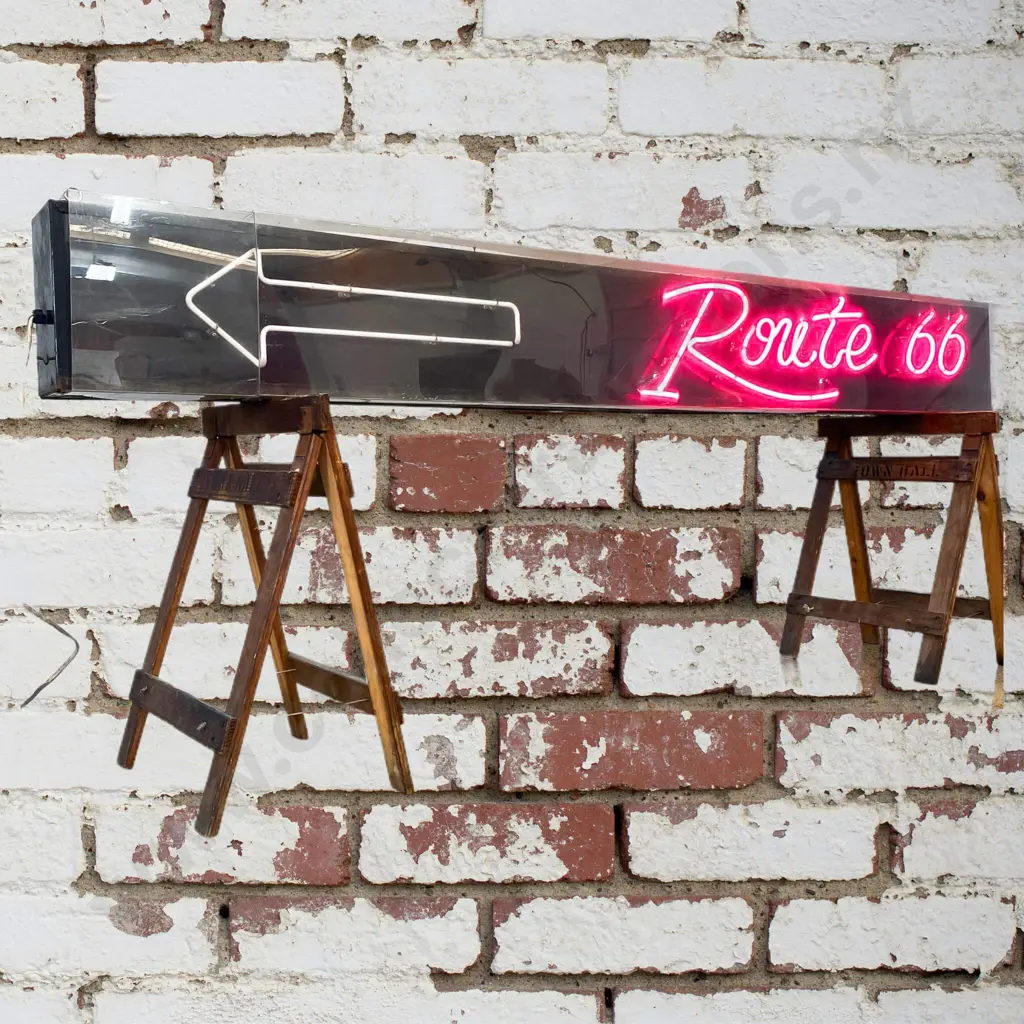 Route 66 Neon Sign Image 1++