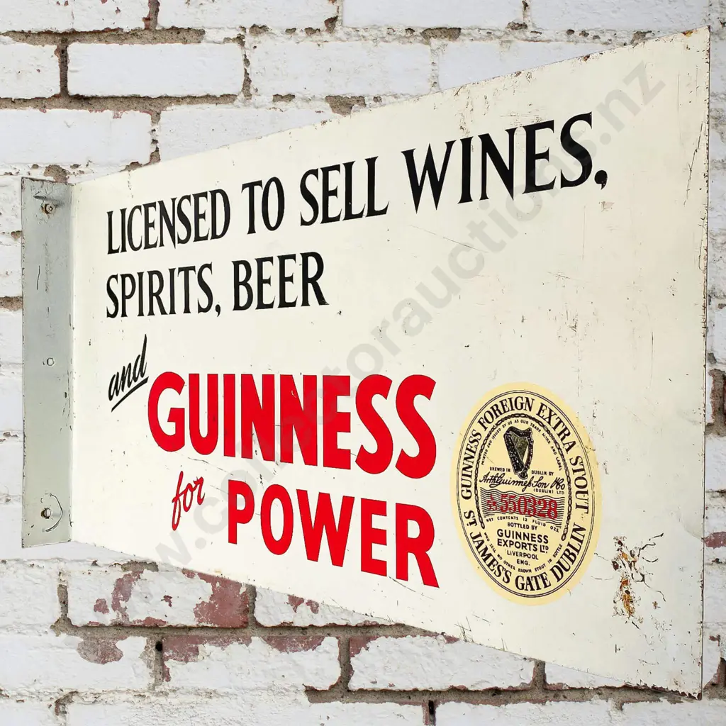 Guinness Double Sided Sign Image 1++