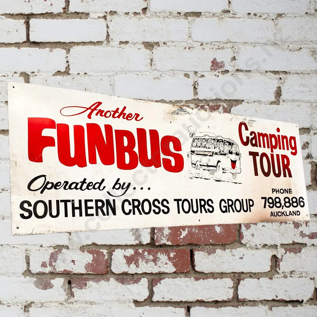 Funbus Camping Tour Sign Image 1++