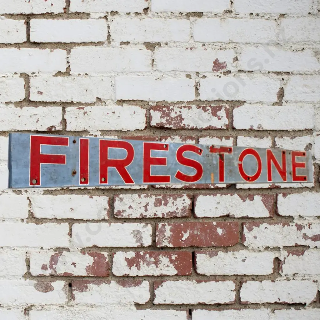 Firestone Handpainted Neon Sign Image 1++