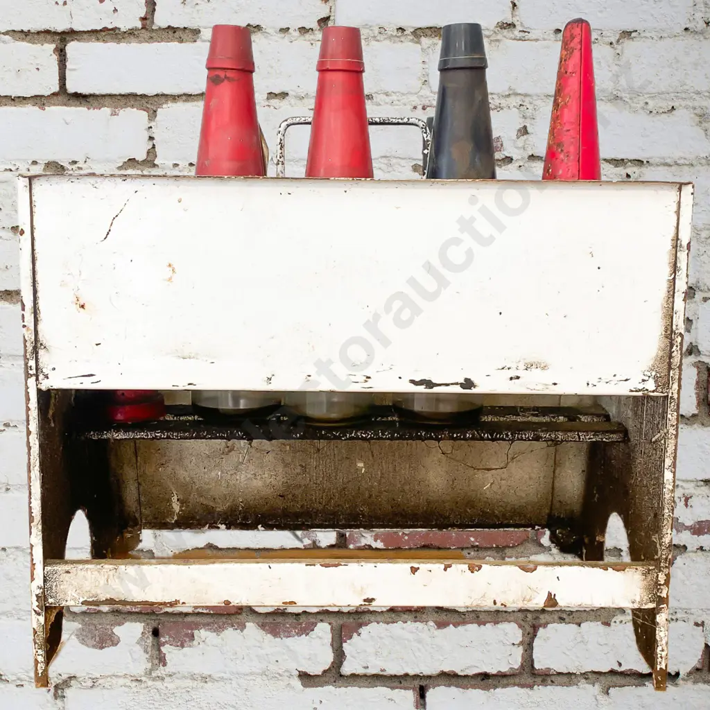 Shell Super Plus Motor Oil Bottle Rack Image 1++
