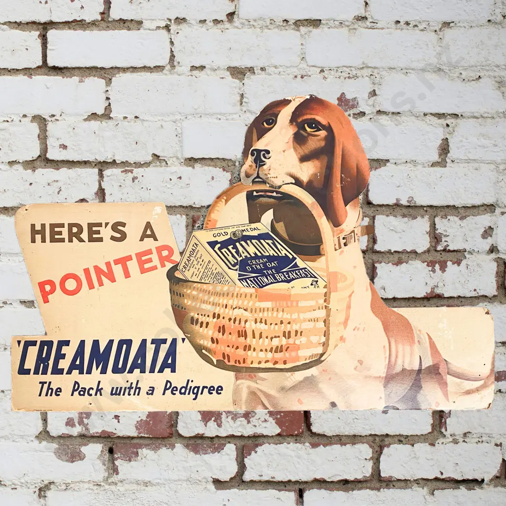 Creamoata Advertising Sign Card Image 1++