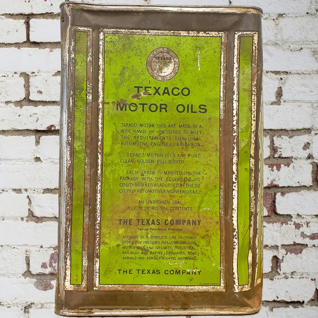Texaco 4 Gallon Tin Image 1++
