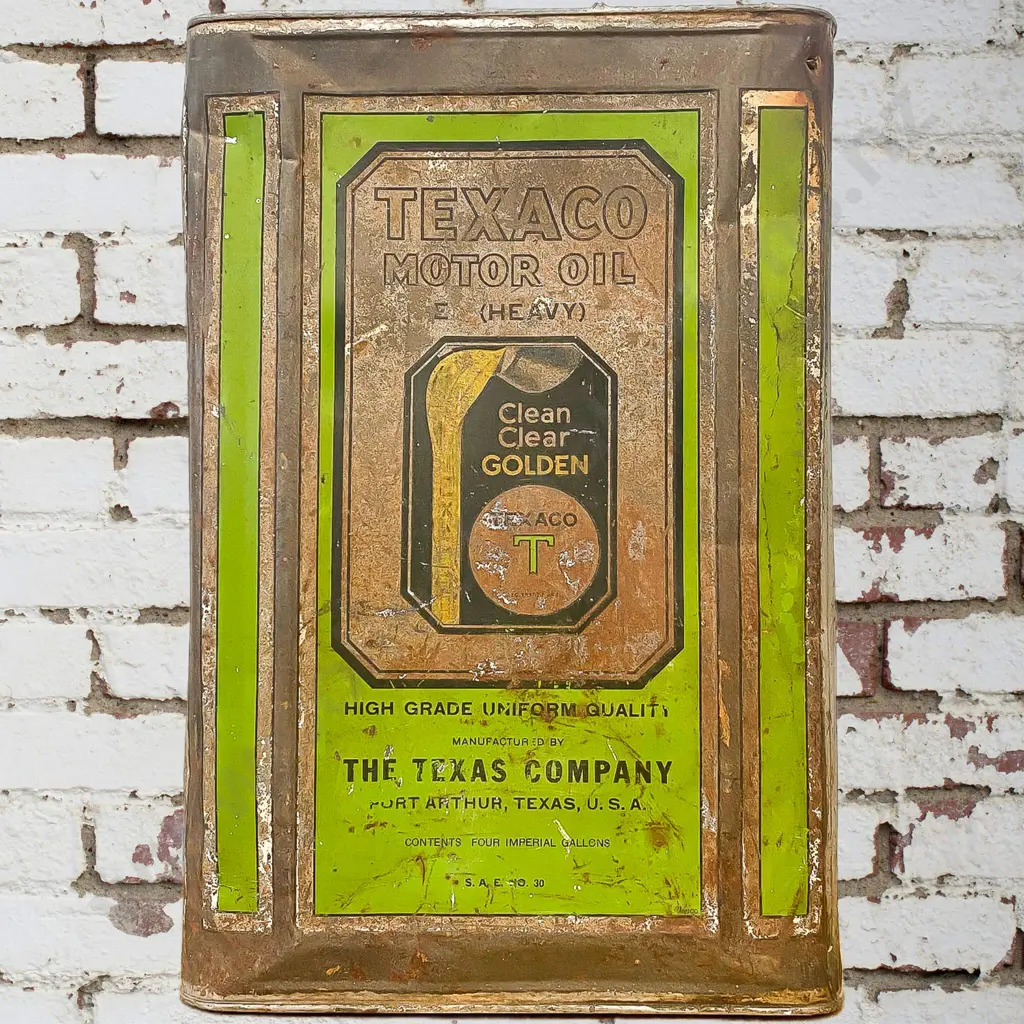 Texaco 4 Gallon Tin Image 1++