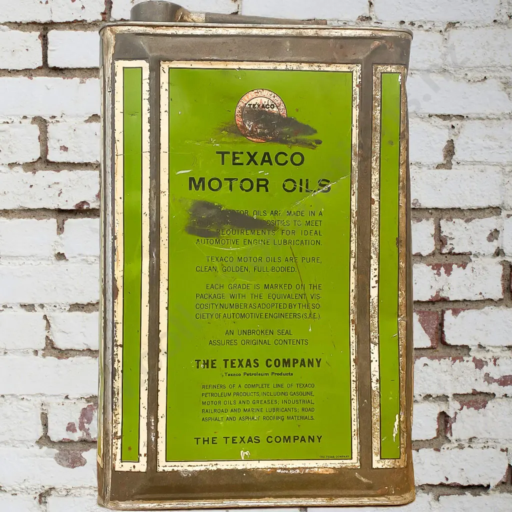 Texaco 4 Gallon Tin Image 1++