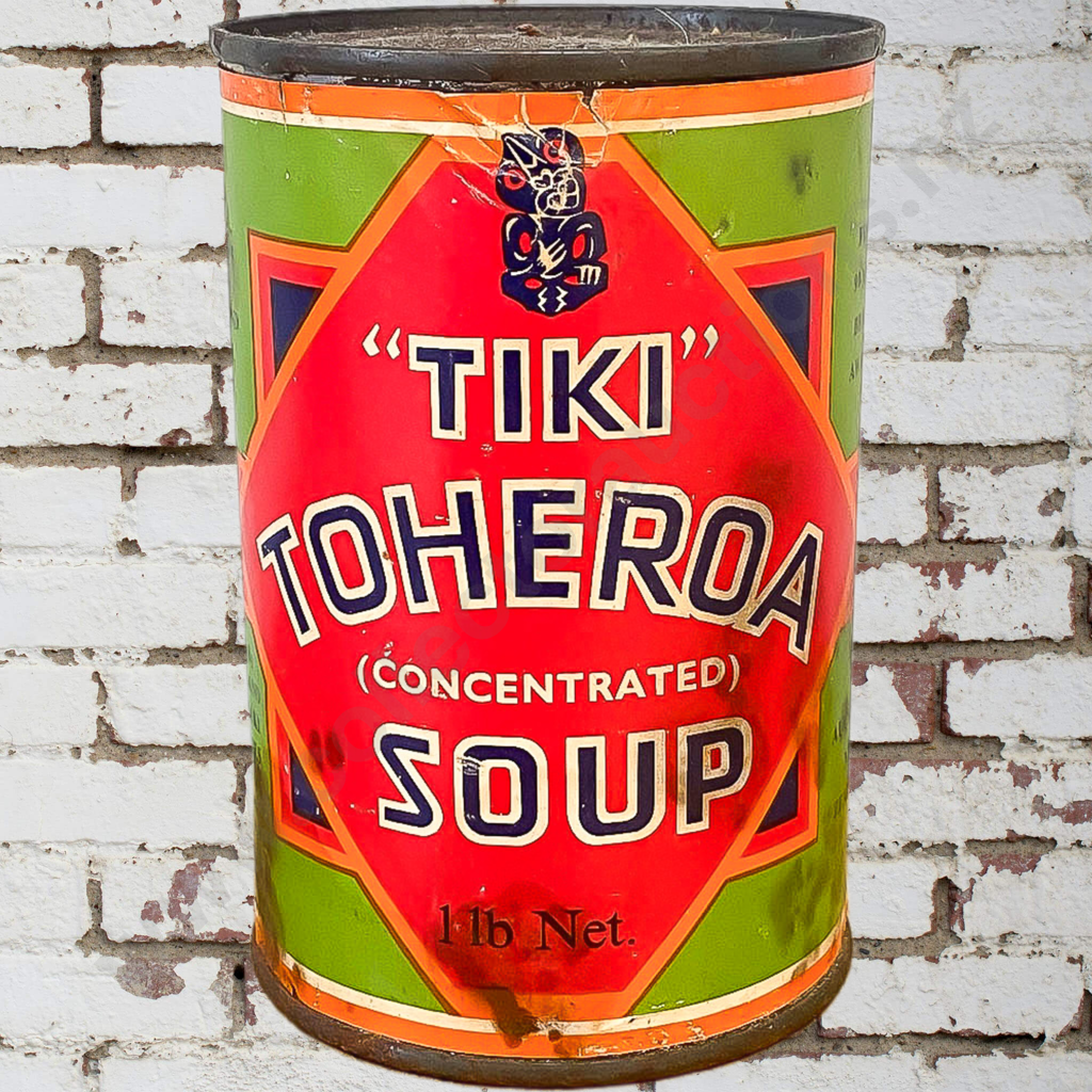 Tiki Toheroa Tin FULL Image 1++