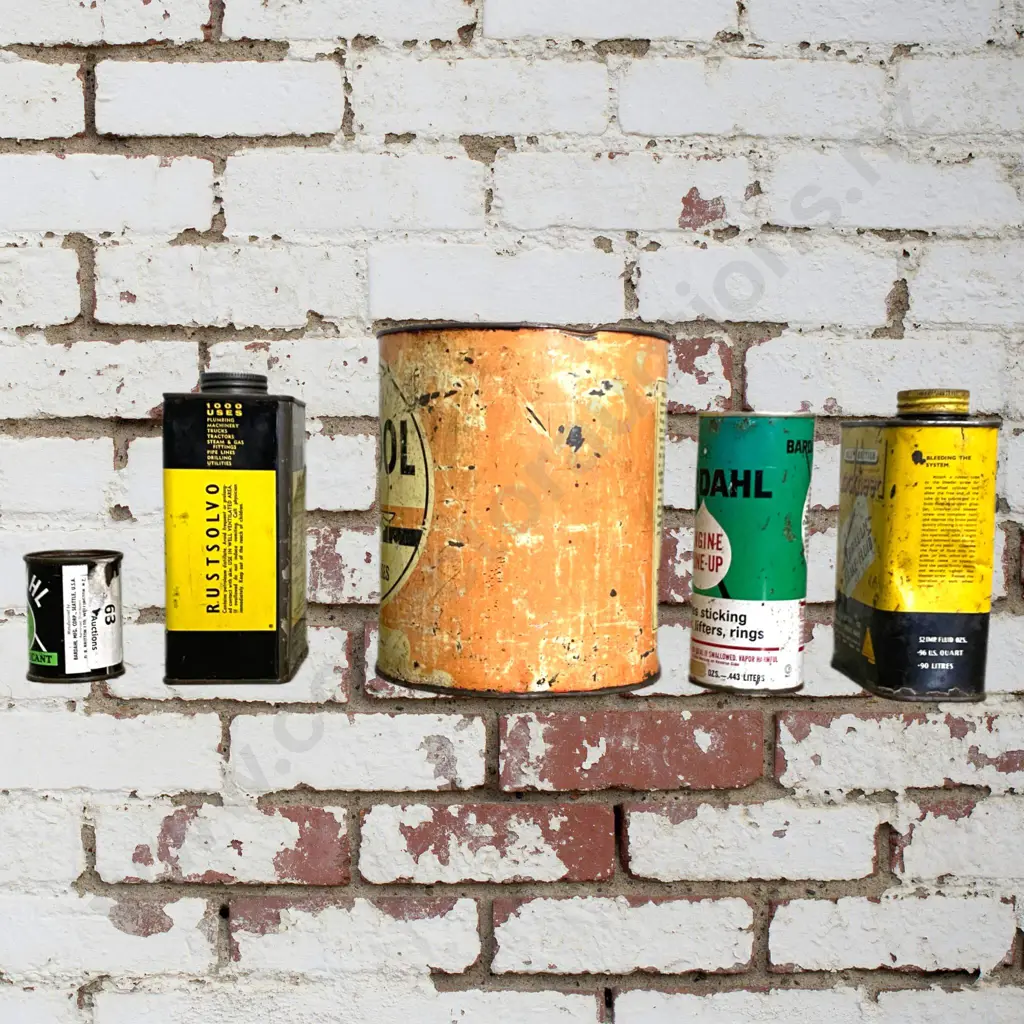 Veedol, Bardahl, Lockheed Tins Image 1++