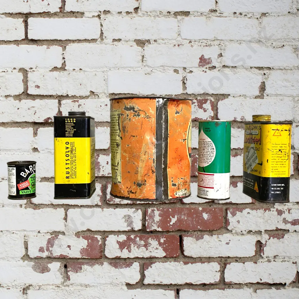 Veedol, Bardahl, Lockheed Tins Image 1++