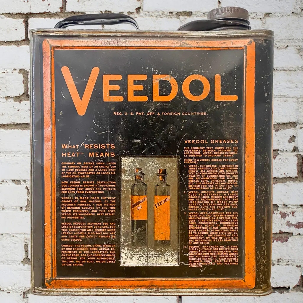 Veedol Oil Tin Image 1++
