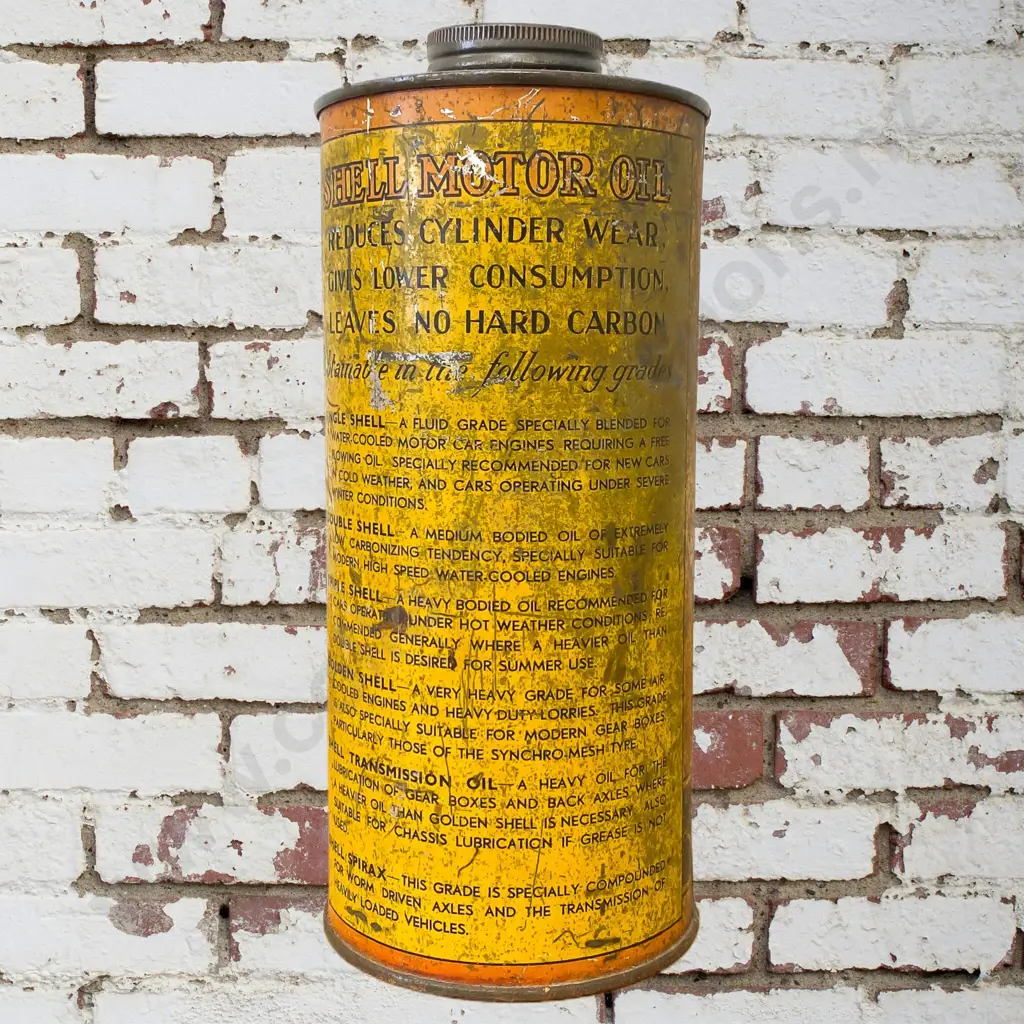 Shell Oil For Morris Cars Only Tin Image 1++