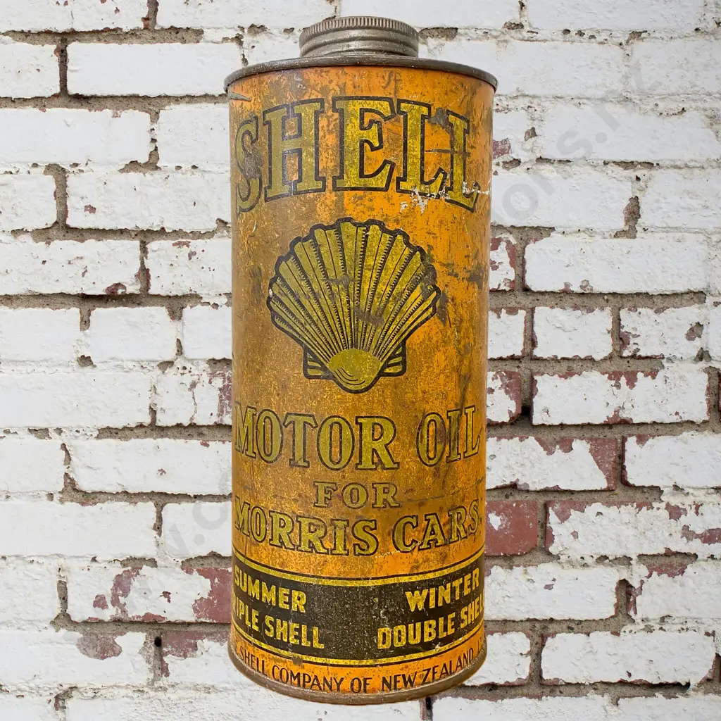 Shell Oil For Morris Cars Only Tin Image 1++