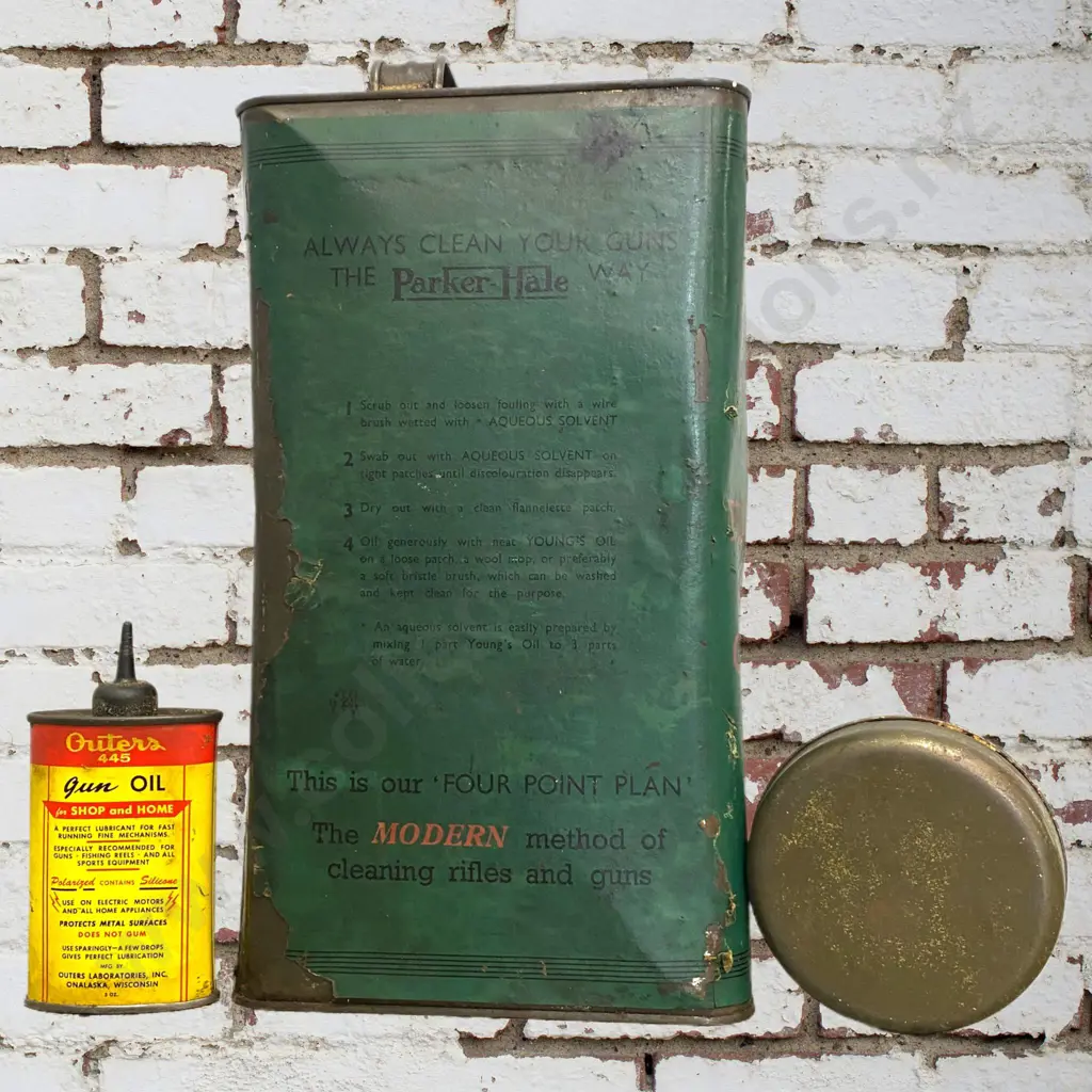 Gun Oil Tin 303, Gun Oil Handy Oiler, Saddle Soap Tin Image 1++