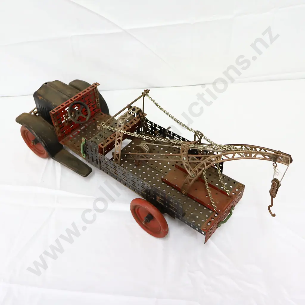 Gilbert Erector Meccano Type Tow Truck  Image 1++