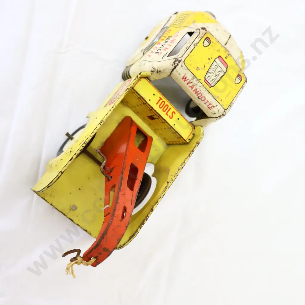 Wyandotte Tin Plate Toy Tow Truck Image 1++