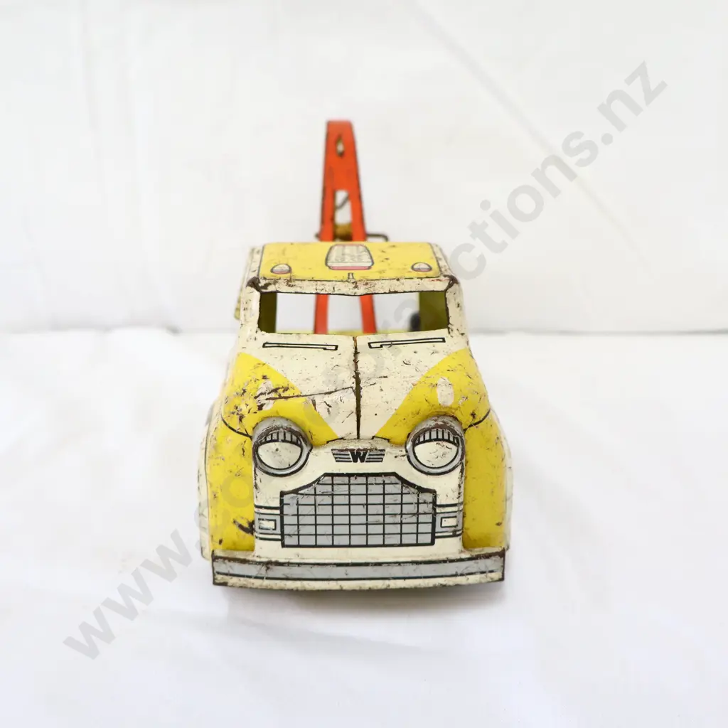 Wyandotte Tin Plate Toy Tow Truck Image 1++