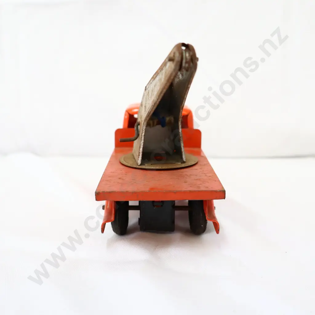 Orange Tin Toy Tow Truck Image 1++